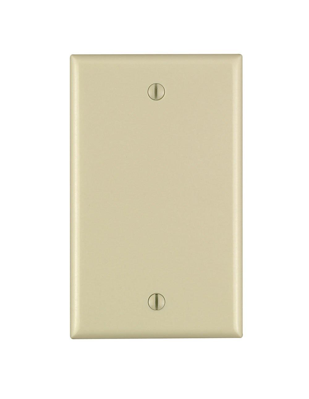 BLANK WALLPLATE 1G IVORY (Pack of 25)