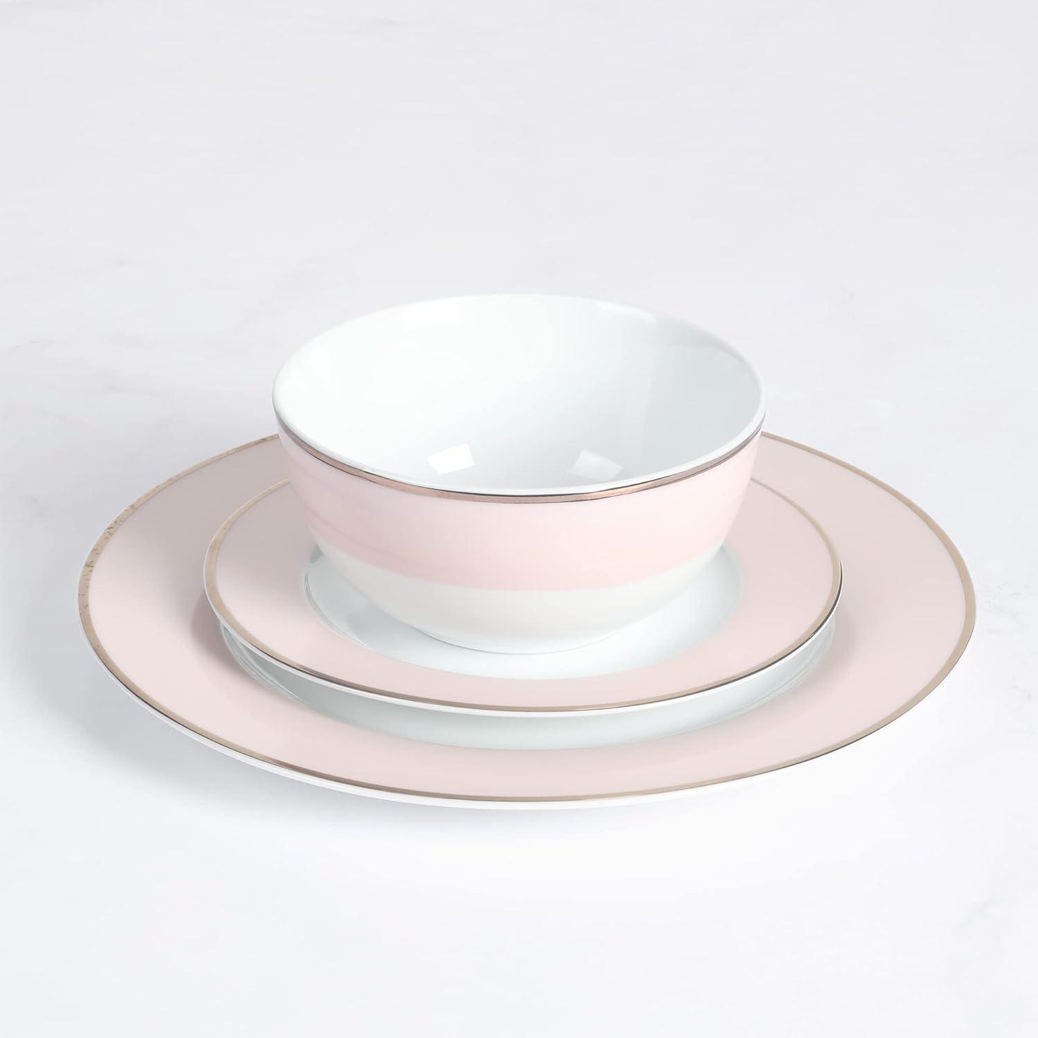 Martha Stewart Gracie Lane Ceramic Dinnerware Set - Service for 4