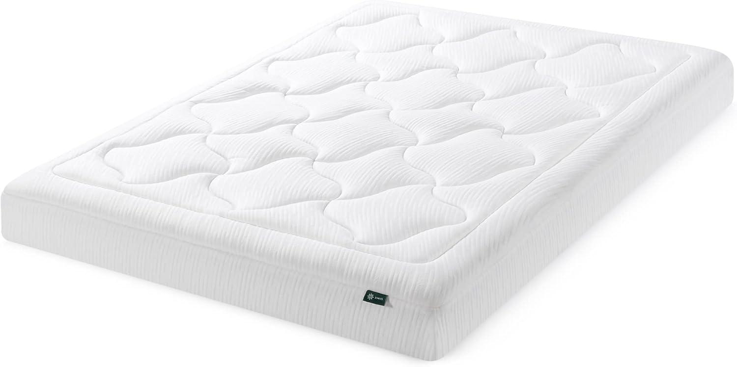 Twin 8" White Memory Foam Mattress with Quilted Cover