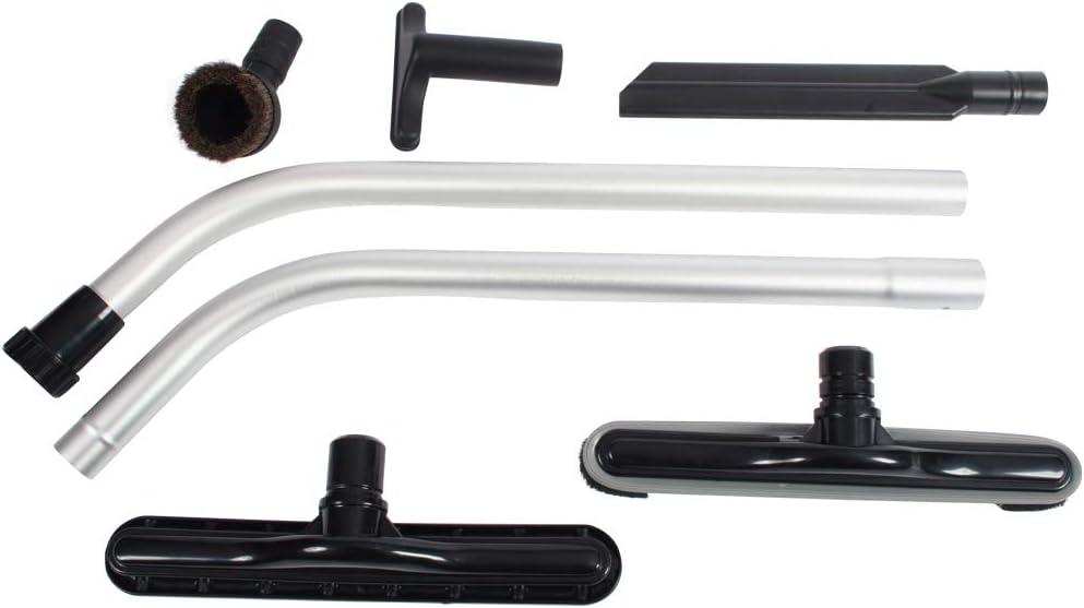 Cen-Tec Systems 95017 Hard Carpet EZ-Glide Tool, 14", 2-Piece S-Wand, Backpack Vacuum Attachment Kit w/Floor Brush, Black