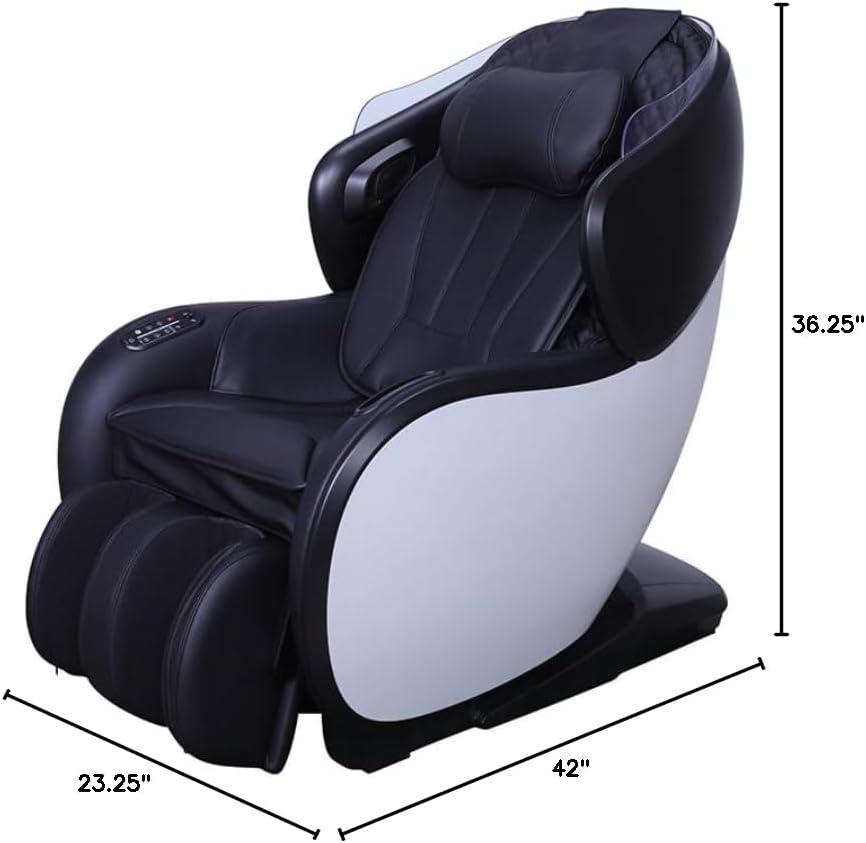 Synca Wellness Synca CirC 3 Zero Gravity Massage Chair with Reversible Ottoman, Black | Wayfair