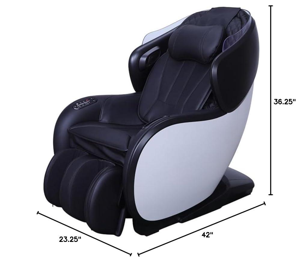 Synca Wellness Synca CirC 3 Zero Gravity Massage Chair with Reversible Ottoman, Black | Wayfair
