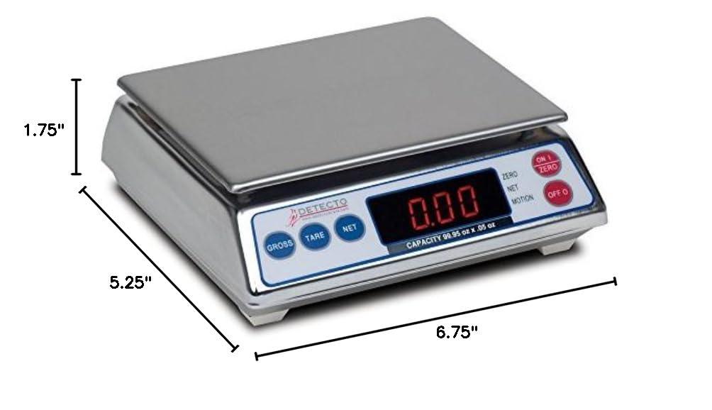 Compact Stainless Steel Digital Food Prep Scale