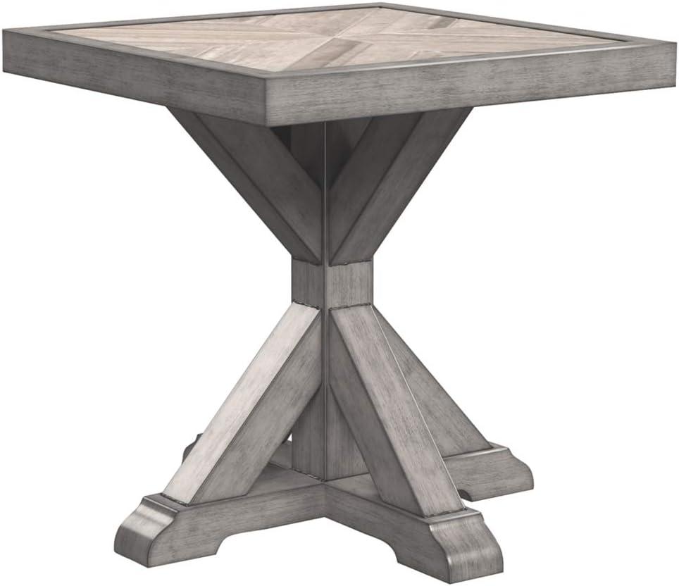 Signature Design by Ashley Casual Beachcroft End Table  Beige