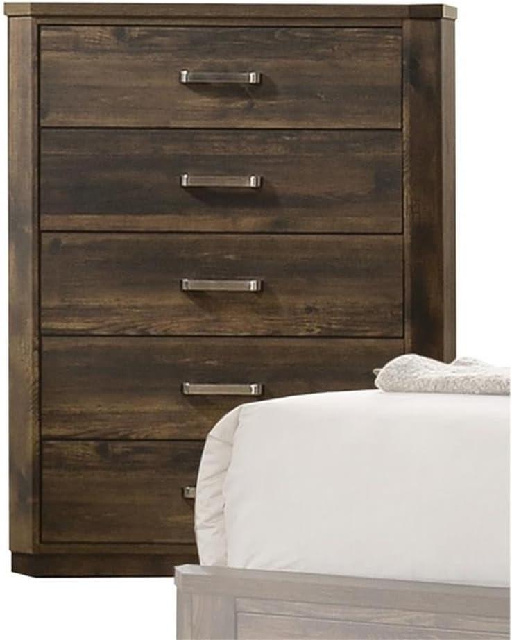 34&#34; Elettra Chest Rustic Walnut - Acme Furniture