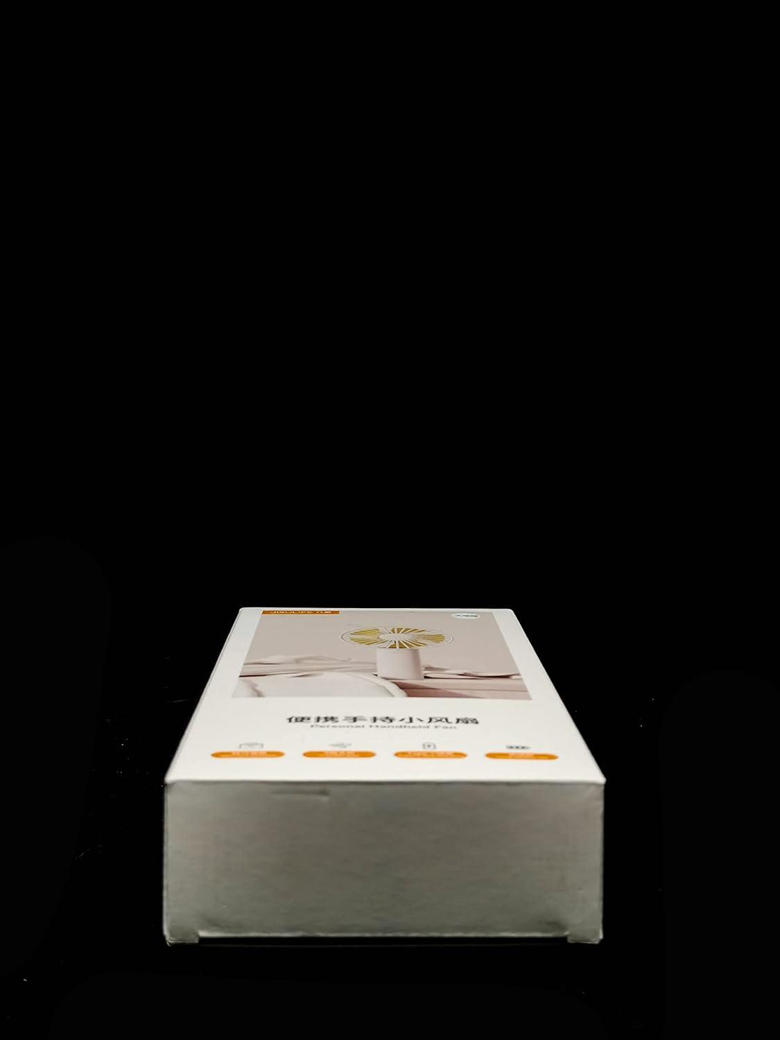 JISULIFE Handheld Fan, Portrable Mini Fan with 3 Speed, USB Rechargeable Personal Fan Battery Operated for Outdoor, Office, Travel -Pink