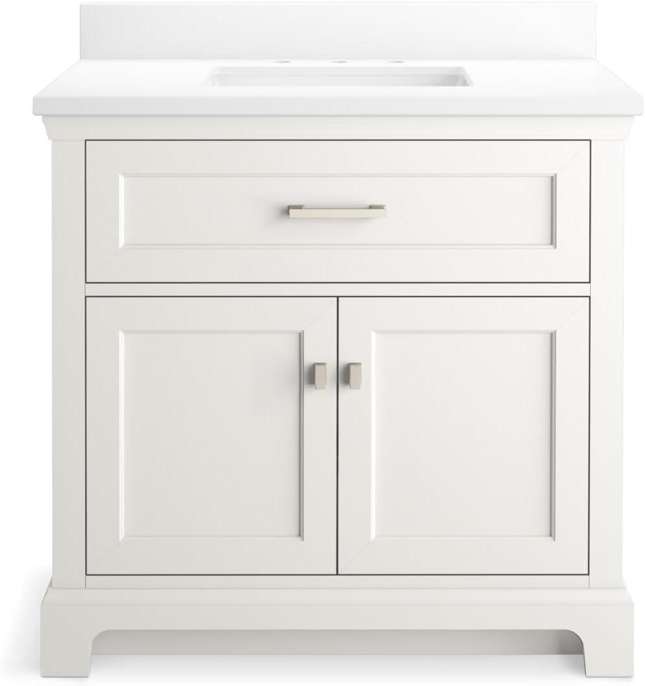 Charlemont 36 In. Bathroom Vanity Cabinet With Sink And Quartz Top