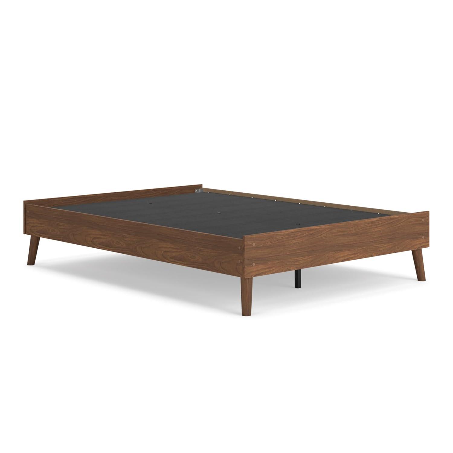 Full Aprilyn Platform Bed White - Signature Design by Ashley: Sleek, No Box Spring Required