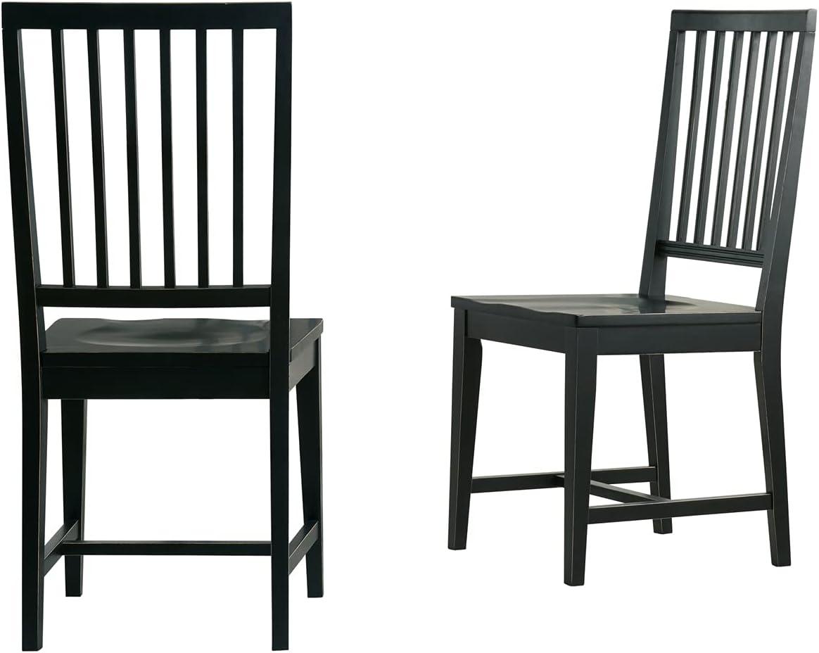 Set of 2 Vienna Wood Dining Armless Chairs - Alaterre Furniture