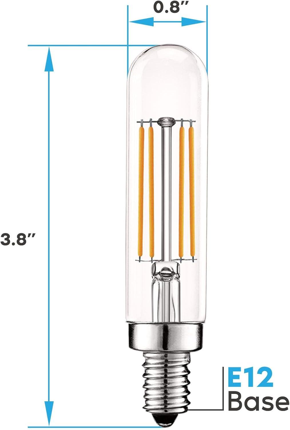 Equivalent E12/Candelabra Dimmable 2700K LED Bulb