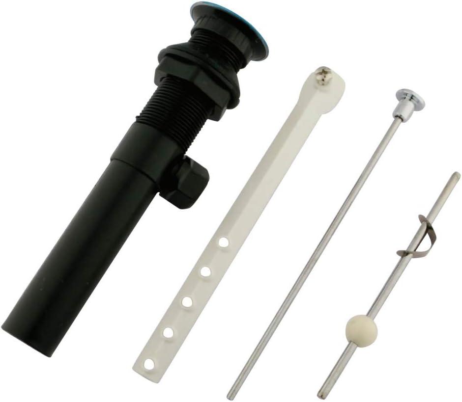 Kingston Brass Plastic Pop-Up Bathroom Sink Drain with Overflow