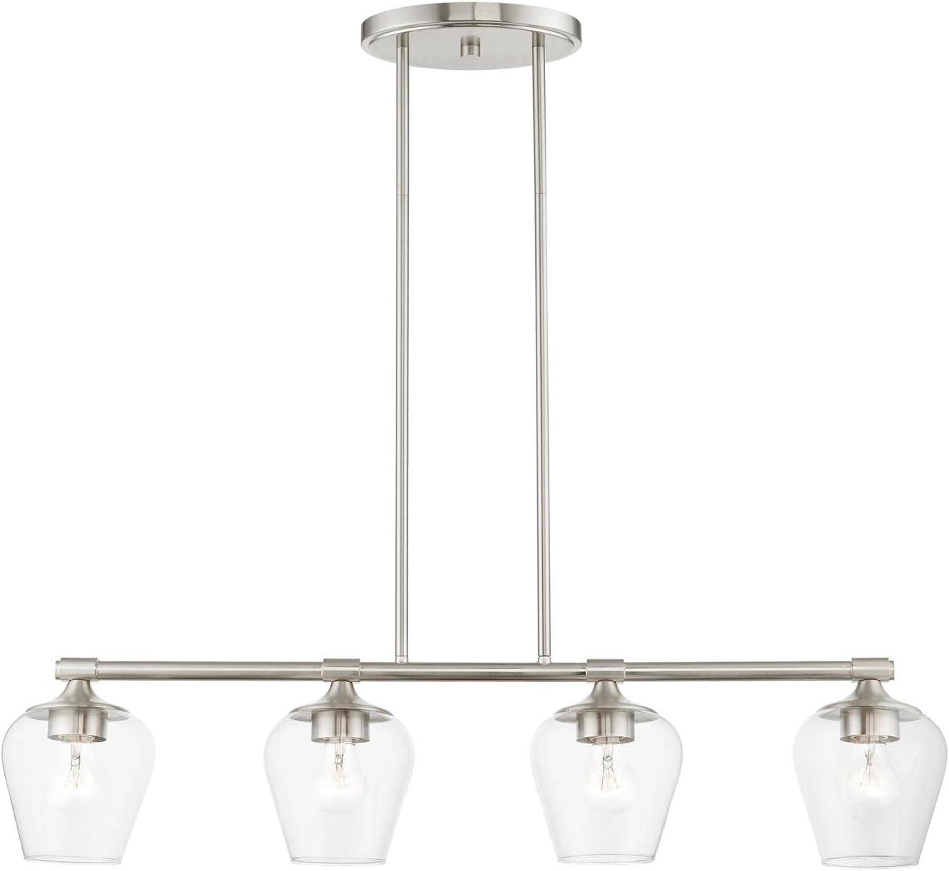 Livex Lighting Willow 4 - Light Chandelier in  Brushed Nickel
