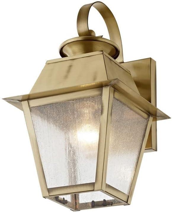 Livex Lighting Mansfield 1 - Light Wall Light in  Charcoal