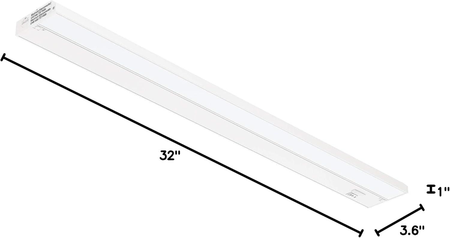 Inlight 32-inch 3 Color Levels Dimmable LED Under Cabinet Lighting, 2700K/ 3000K/4000K