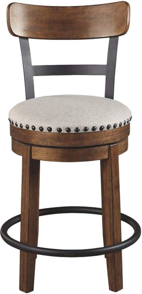 Valebeck Upholstered Swivel Counter Height Barstool - Signature Design by Ashley