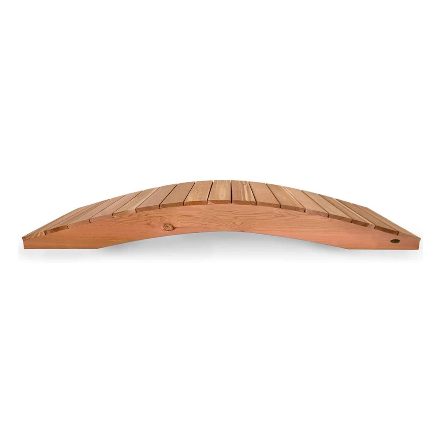 All Things Cedar FB96 Puente Duradero para Exteriores de Cedro de 8 Pies - 94 Largo x 35 Ancho x 12 Alto
