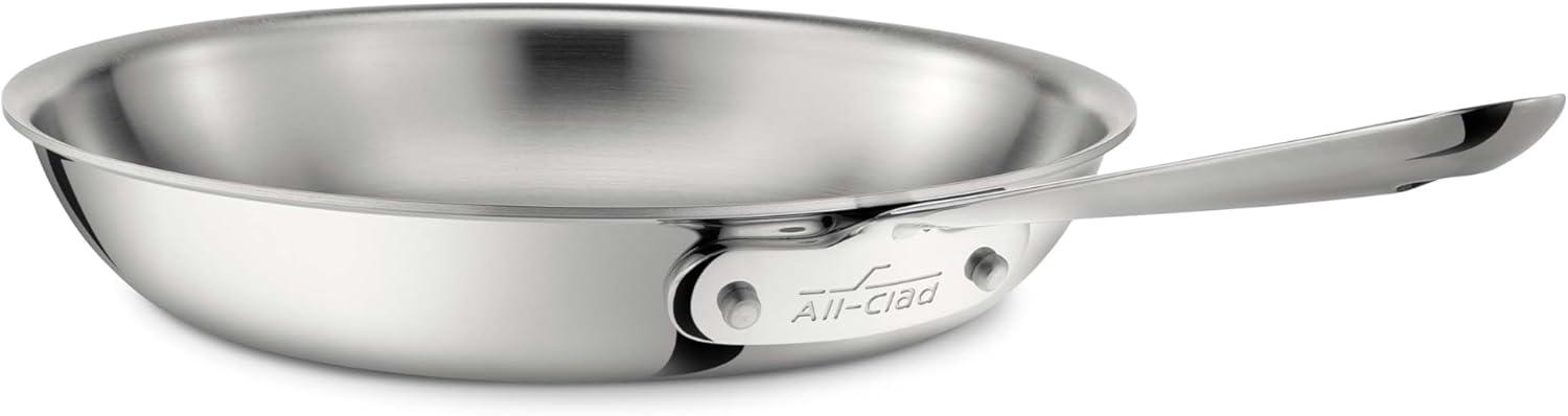 All-Clad D3 Stainless 3-ply Bonded Cookware, Fry Pan, 10 inch