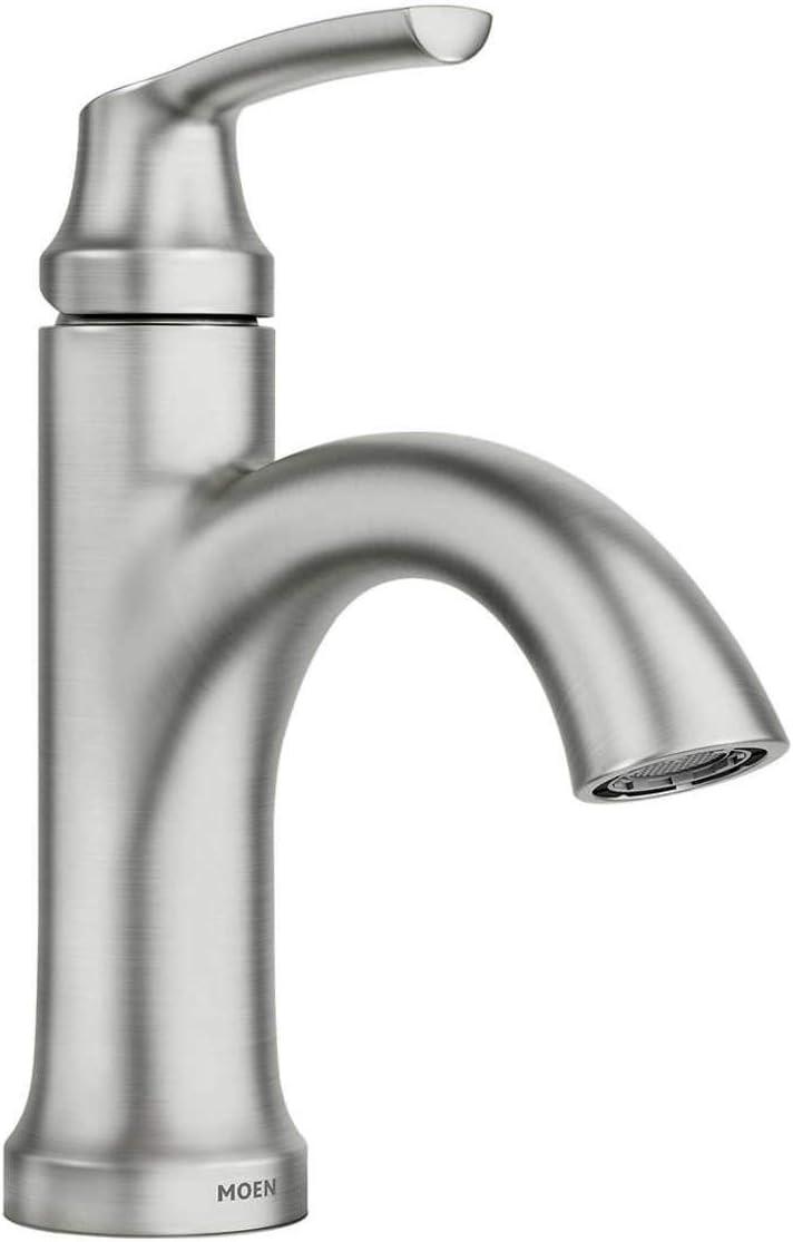 Wellton Single Hole Bathroom Faucet with Drain Assembly