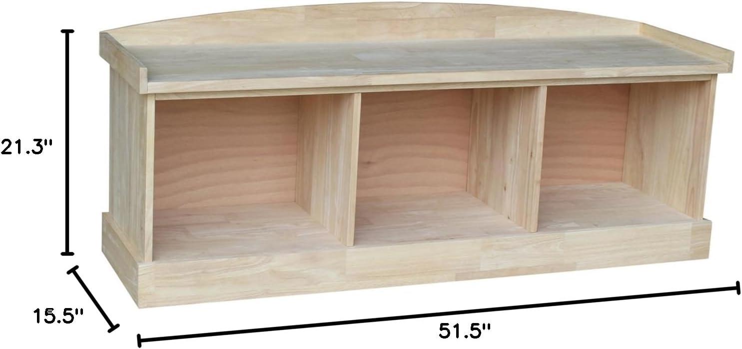 Storage Bench Unfinished - International Concepts