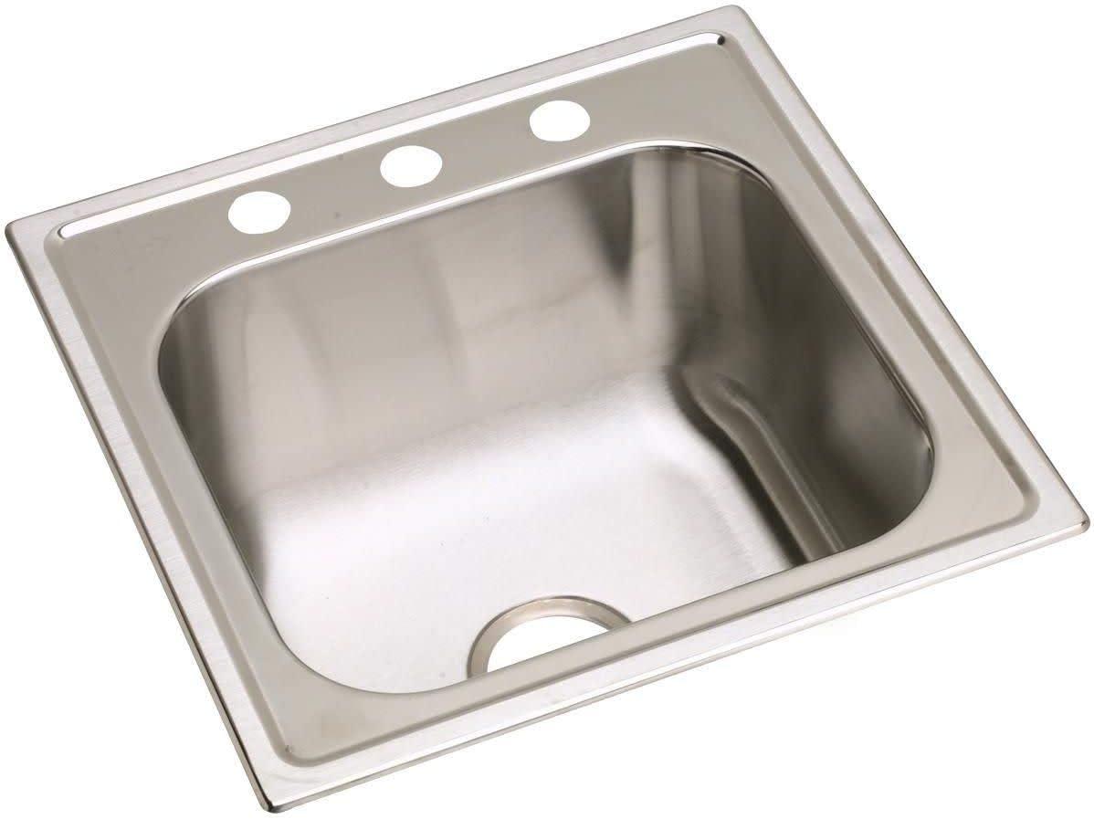 Elkay 24 Inch Stainless Steel Single Bowl Drop-In Laundry Sink