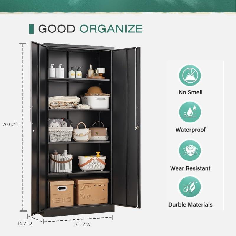 MIIIKO File Cabinet 3 Drawers on Wheels Under Desk, Black Metal Rolling File Cabinets with Lock for Home Office, Un-Assembled Filing Cabinet with Lock