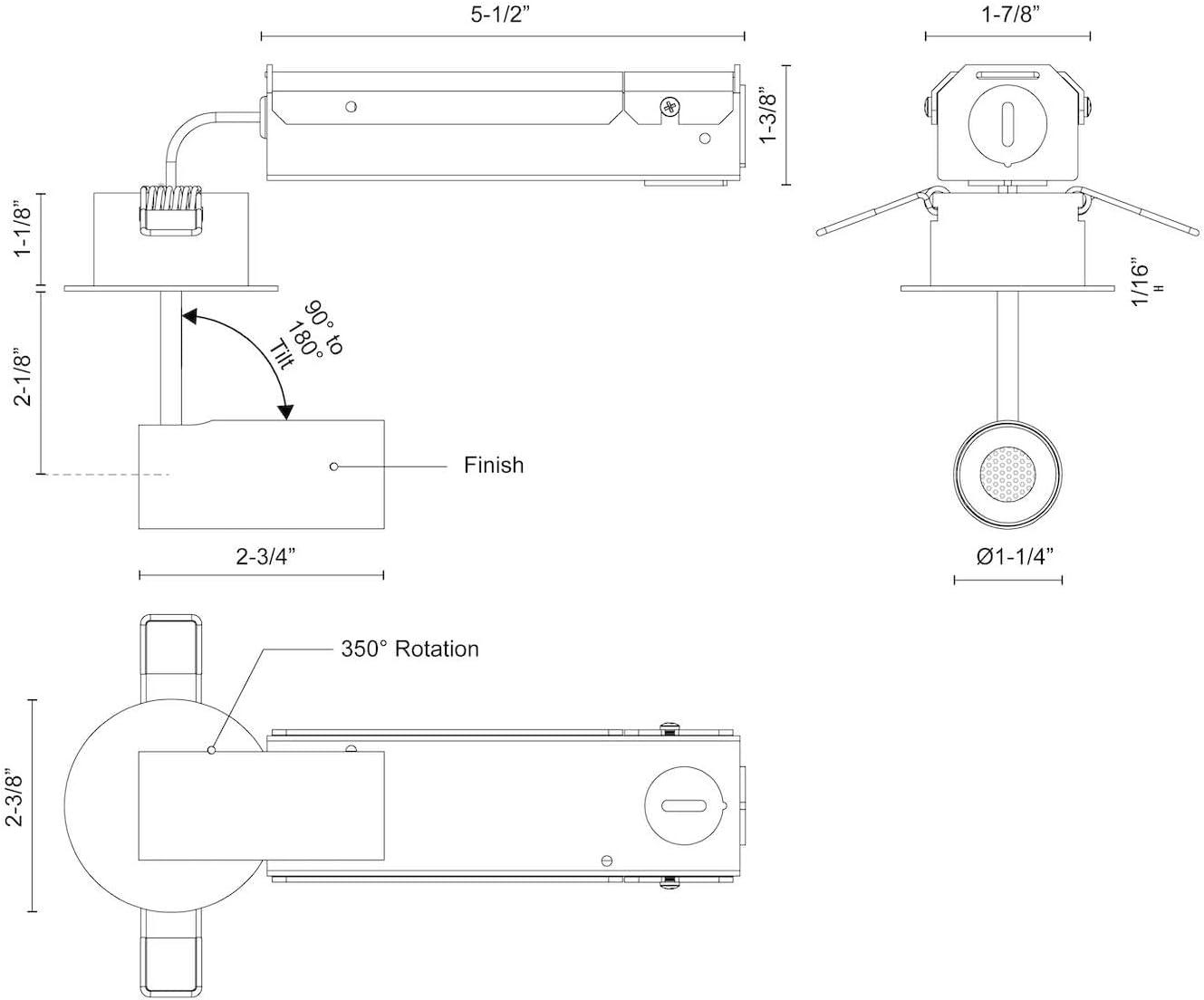 Acrylic LED Spotlight