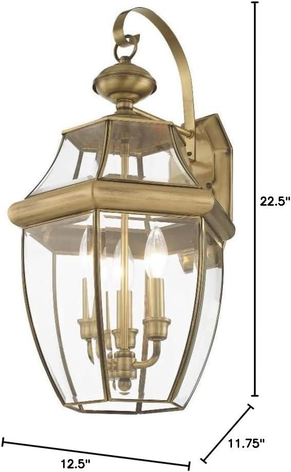 Livex Lighting Monterey 3 - Light Wall Light in  Brushed Nickel