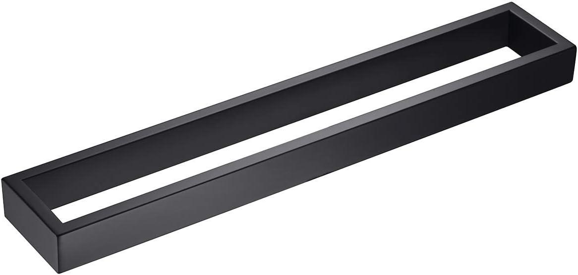 Matte Black Stainless Steel Wall Mounted Towel Bar