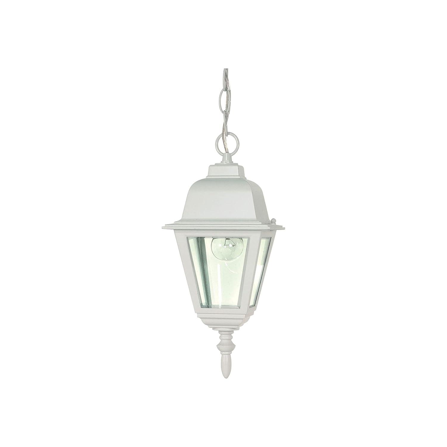 Nuvo 60-487 - Briton - 1 Light - 10" - Hanging Lantern - w/ Clear  Glass