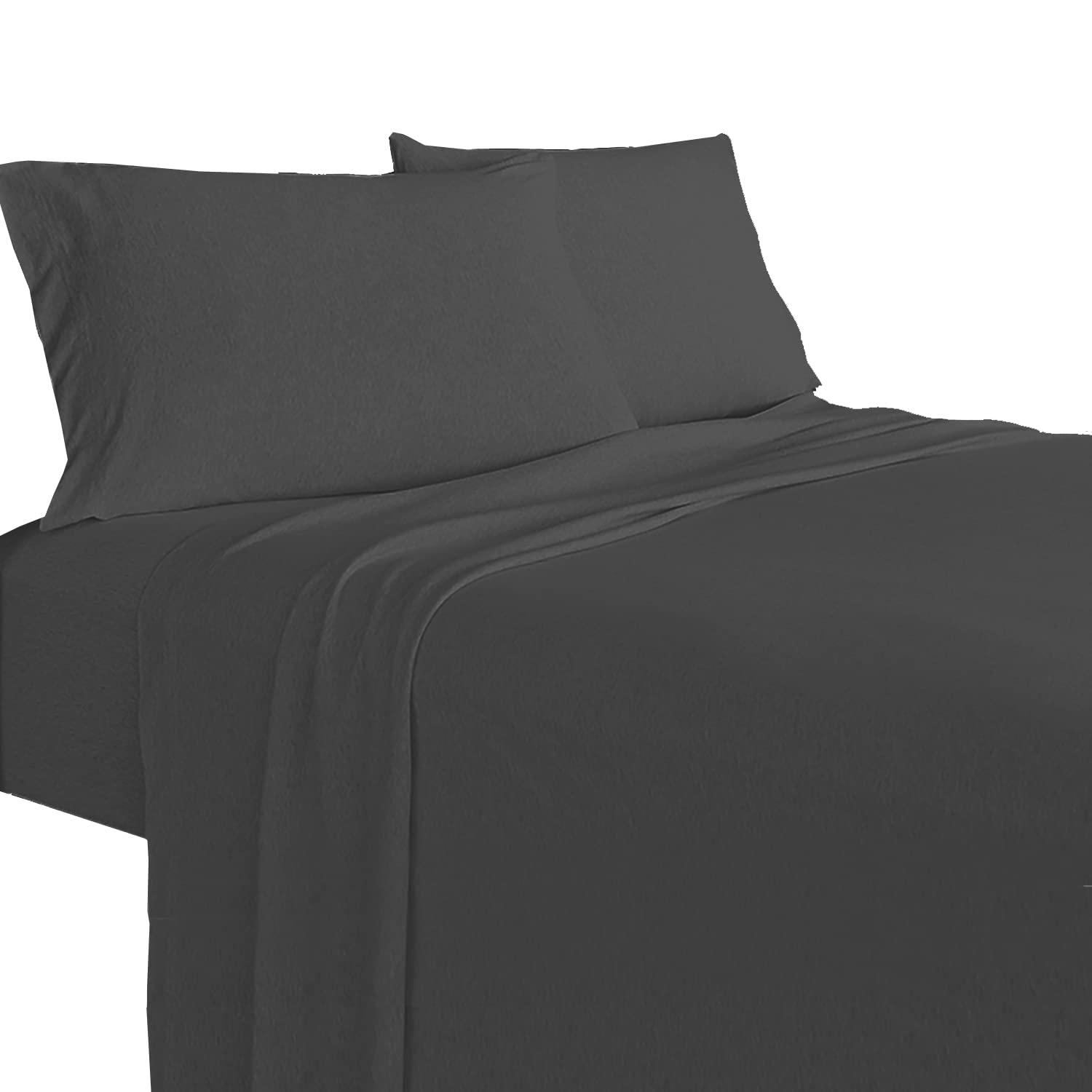 Full 4-Piece Sheet Set, Soft tees Luxury Cotton Modal Ultra Soft Jersey Knit Sheet Sets by Royale Linens