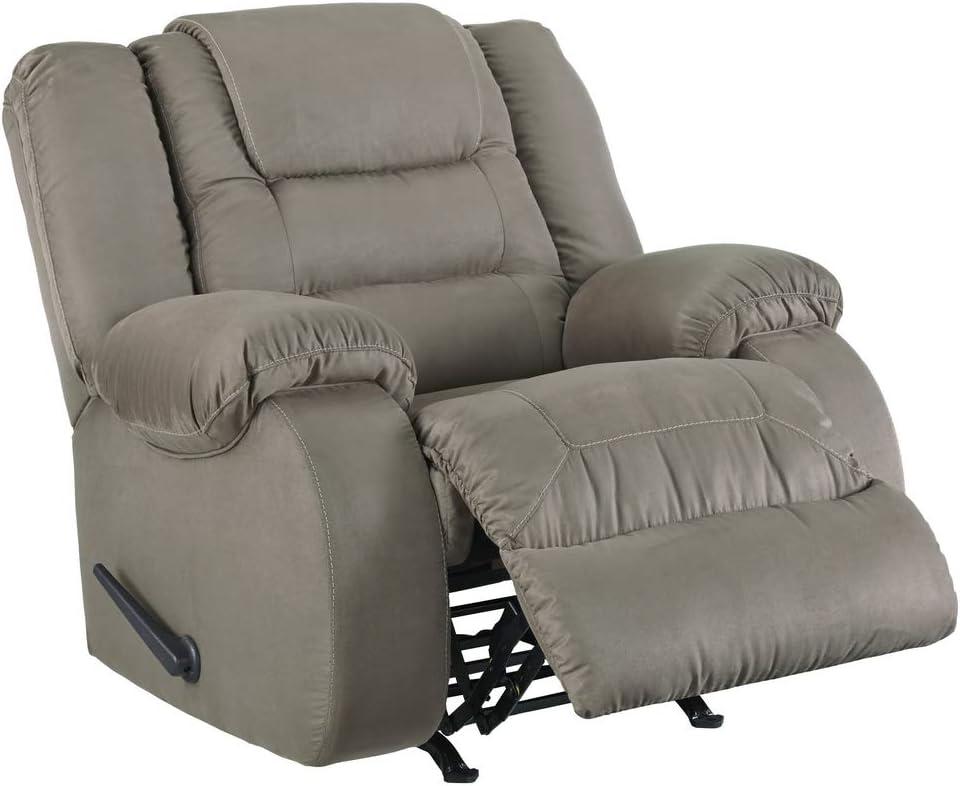 Signature Design by Ashley McCade Rocker Recliner in Cobblestone