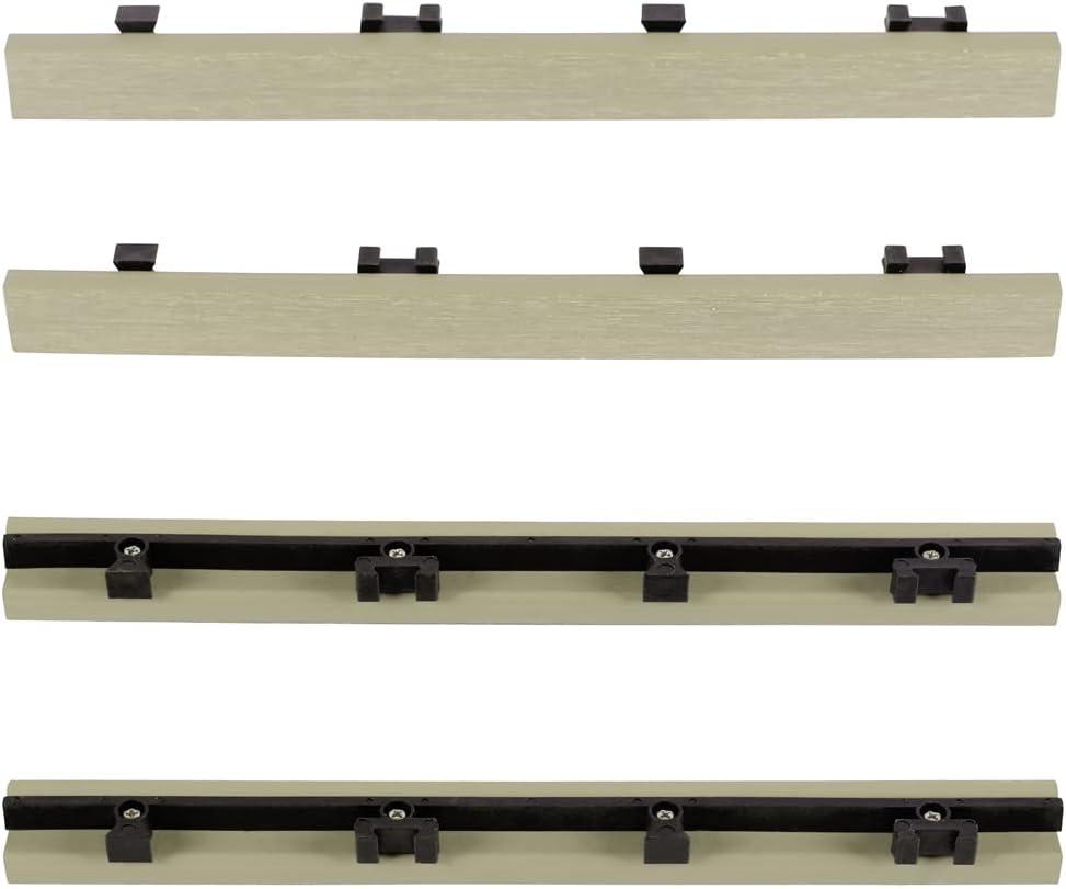 12" x 1" Composite Interlocking Deck Side Trim