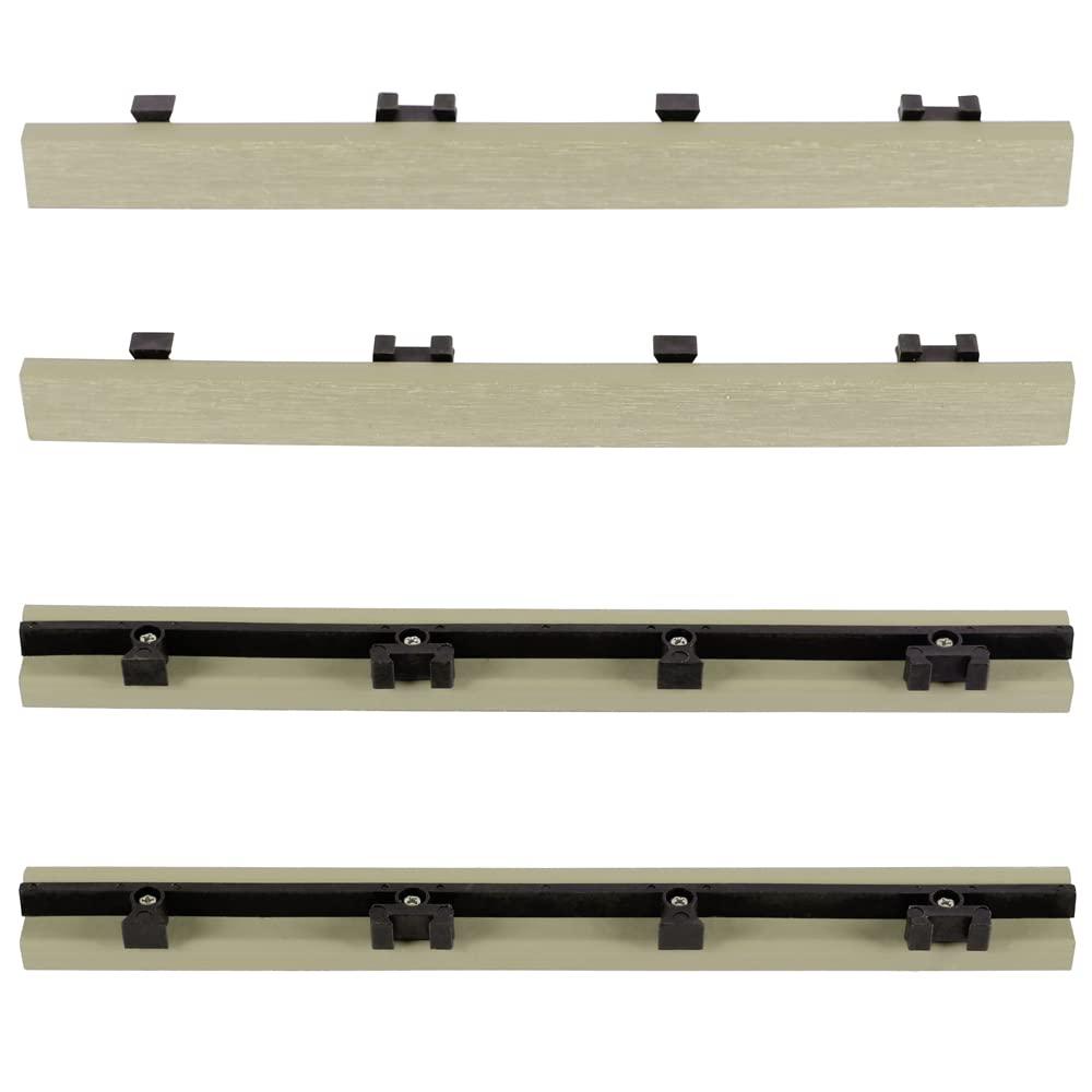12" x 1" Composite Interlocking Deck Side Trim