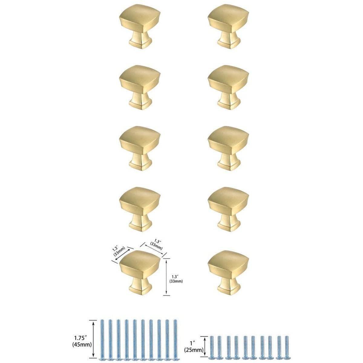 Crete 1.3" Length Square Knob