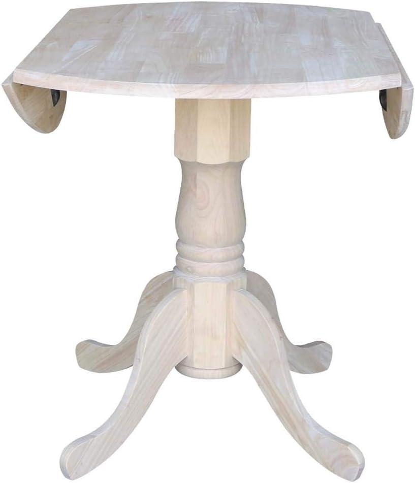International Concepts Dual Drop Leaf Table - 36", Unfinished