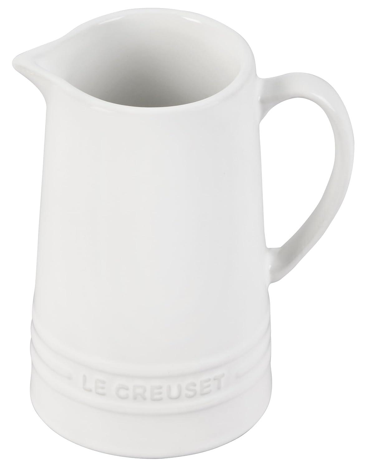 Le Creuset Le Creuset Stoneware Signature Pitcher 10 Oz. White