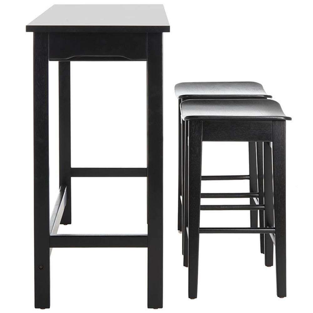 Colbie 3 Piece Pub Set - Black - Safavieh