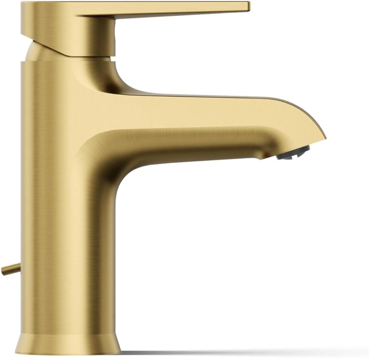 Kohler Hint Single-Handle Bathroom Faucet with Pop-Up Drain Assembly, One Hole Bathroom Sink Faucet, 1.2 gpm