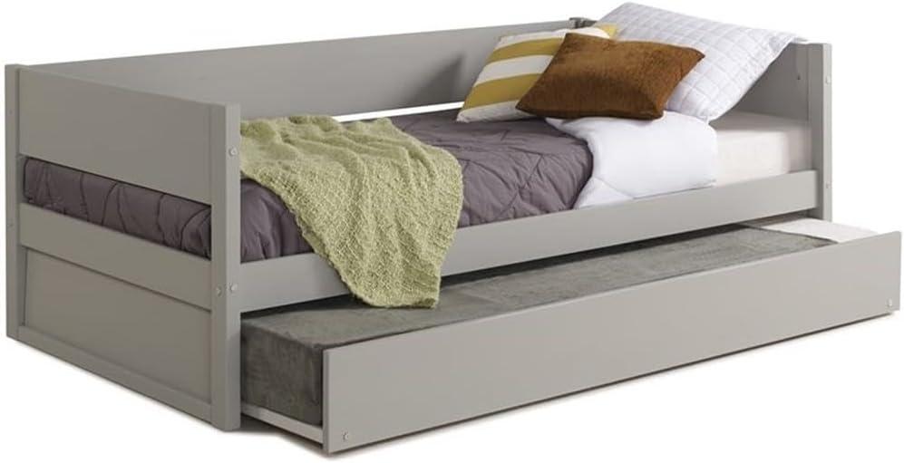 Camaflexi Tribeca Solid Wood Twin Daybed and Trundle Set in Gray