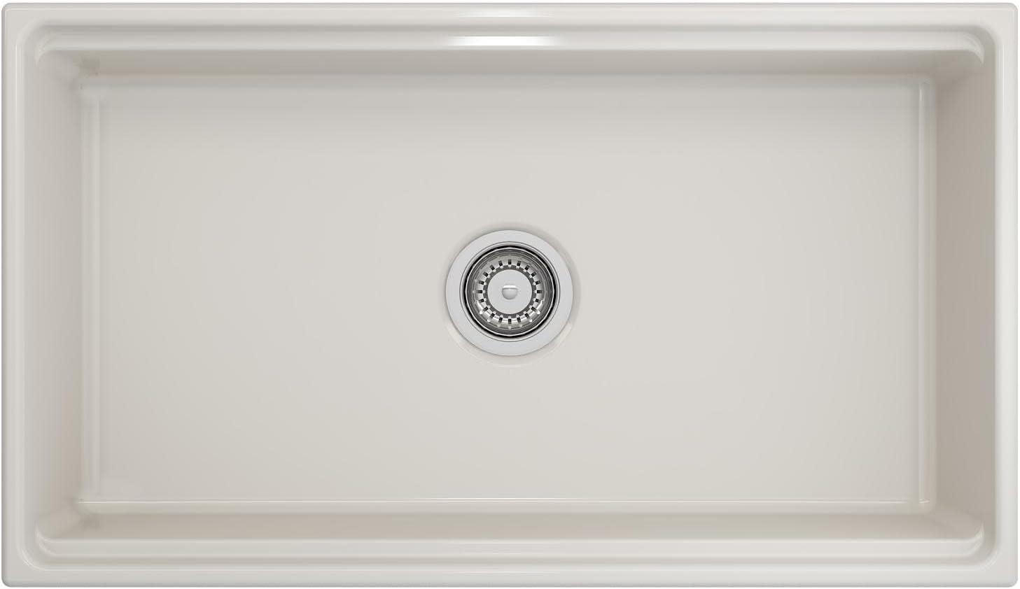 Contempo 33'' L Farmhouse Apron-Front Fireclay Kitchen Sink