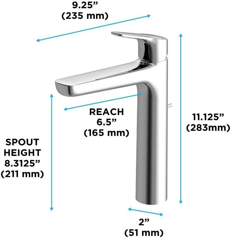 G Series Vessel Sink Bathroom Faucet with Drain Assembly