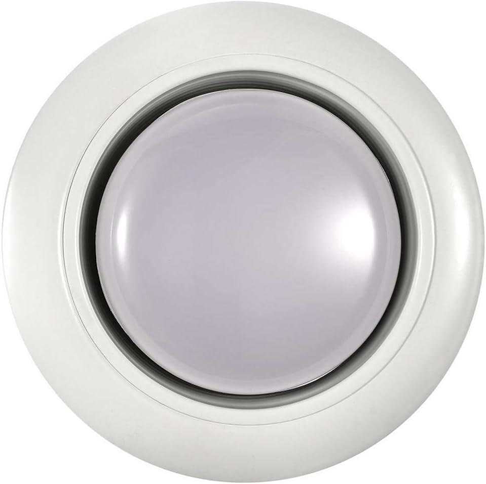Slimline Integrated LED 6 in Round  Canless Recessed Light for Kitchen Bathroom Livingroom, White Soft White