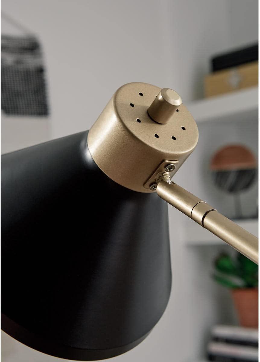 Signature Design by Ashley Contemporary Garville Floor Lamp  Black/Gold Finish