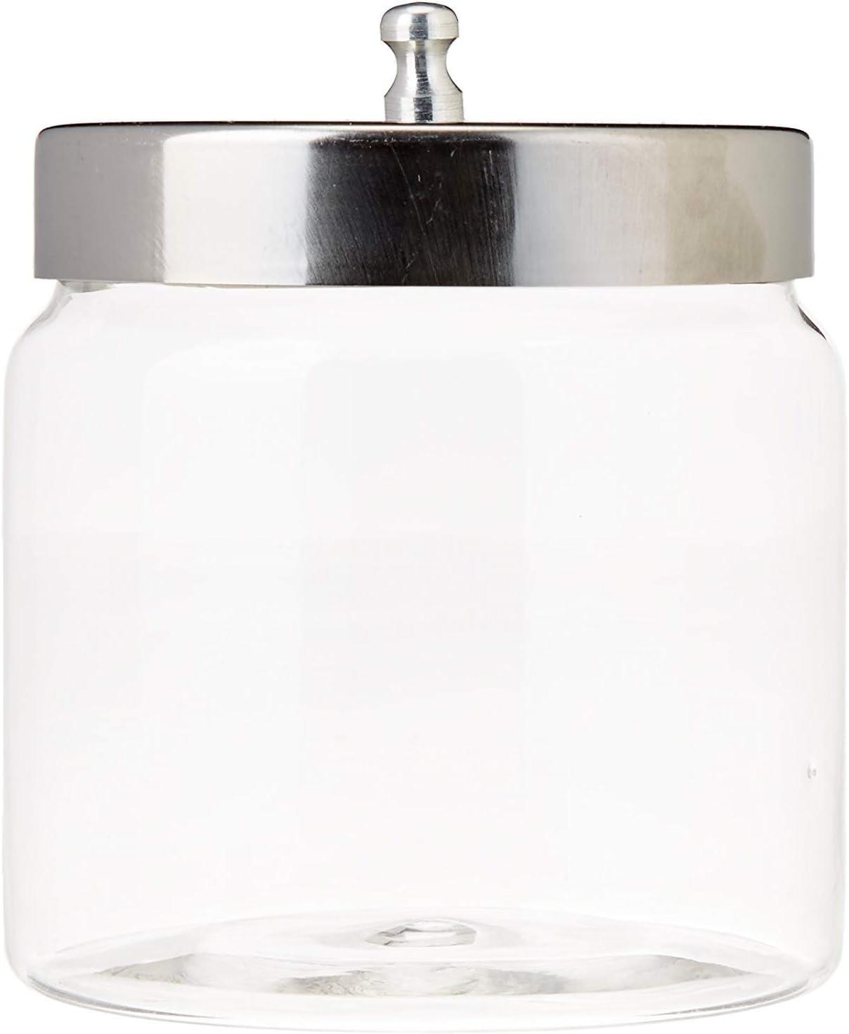 GF Health Products  3 in. Unlabeled Flint Glass Dressing Jar with Cover, 12 per Box