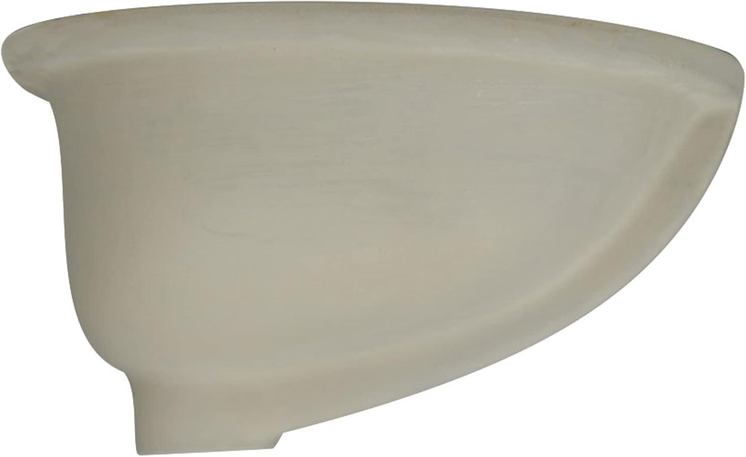 Nantucket Sinks Great Point 13.75'' Vitreous China Oval Bathroom Sink with Overflow