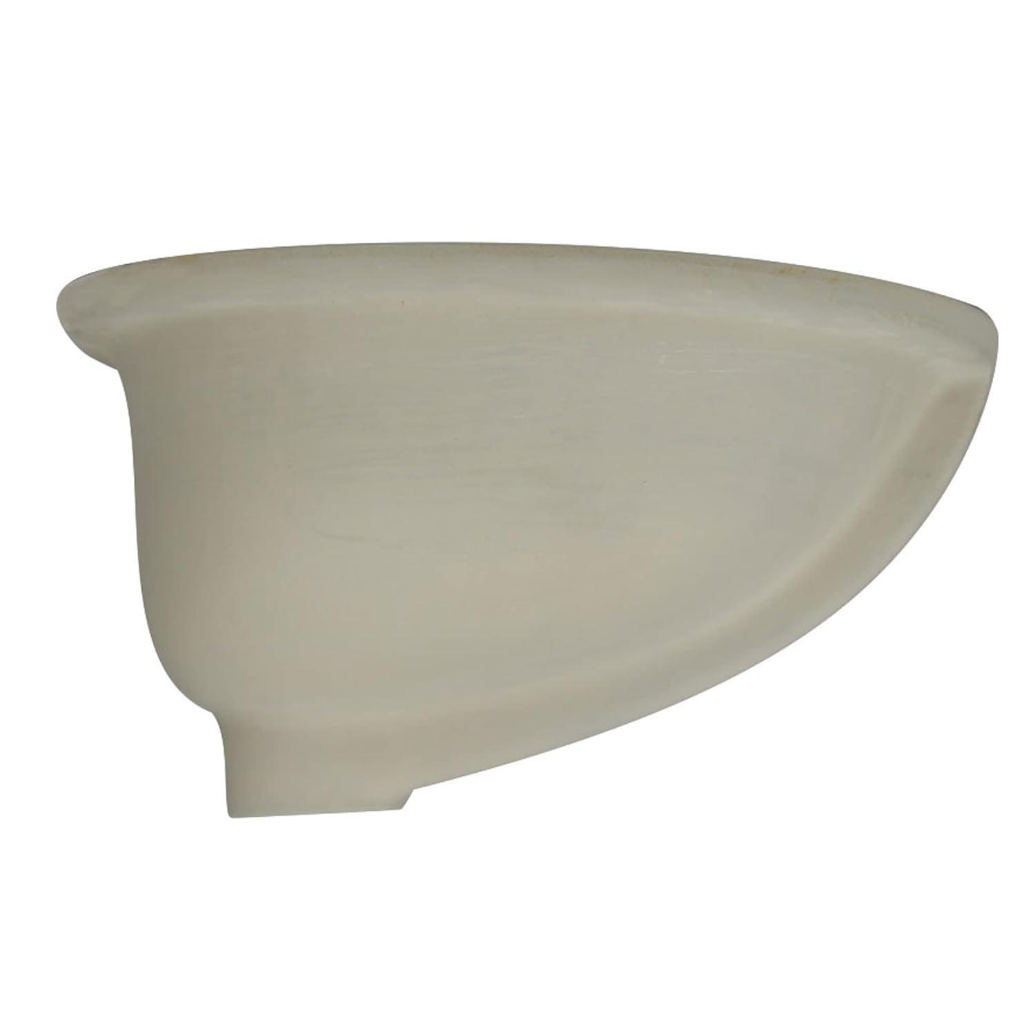Nantucket Sinks Great Point 13.75'' Vitreous China Oval Bathroom Sink with Overflow