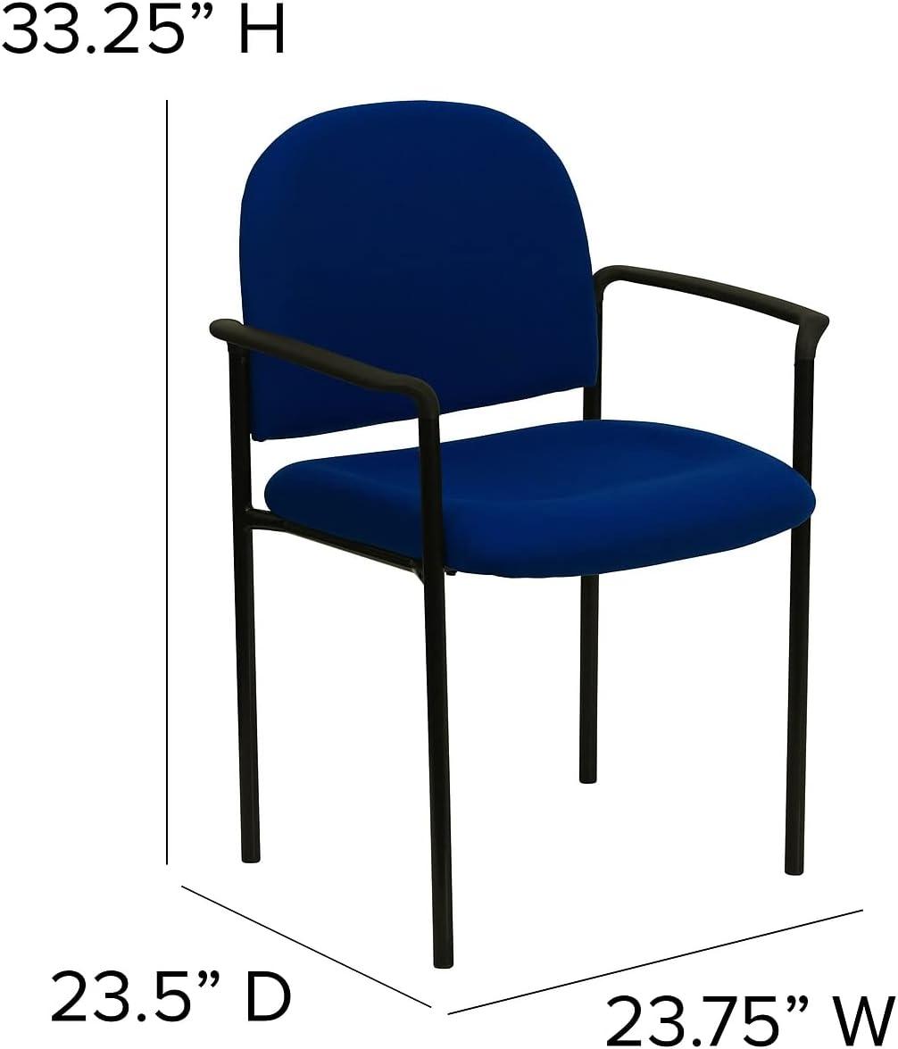 Flash Furniture Prather Tania Comfort Upholstered Stackable Side Reception Chair