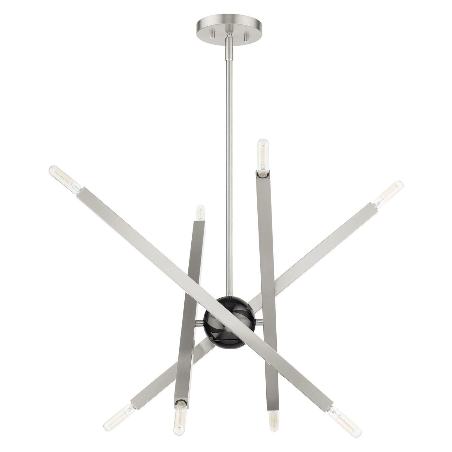 Lydia 8 - Light Dimmable Modern Linear Chandelier