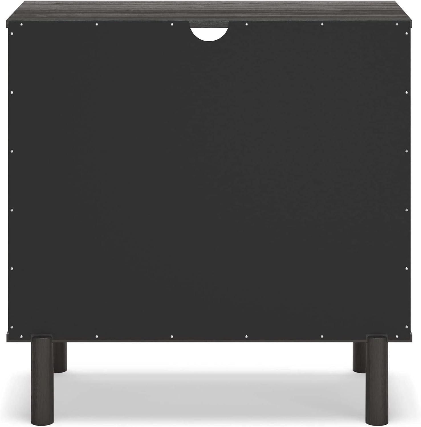 Signature Design by Ashley Contemporary Brymont Accent Cabinet  Dark Gray