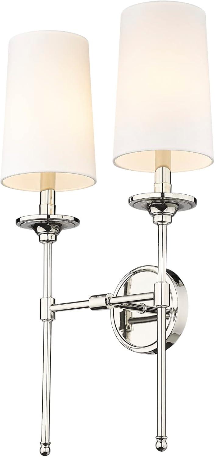Z-Lite Emily 2 - Light Wall Light in  Polished Nickel